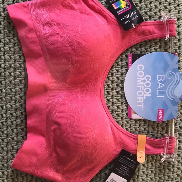 Bali Cool Comfort Wirefree Lined Bra Small - Picture 2 of 9